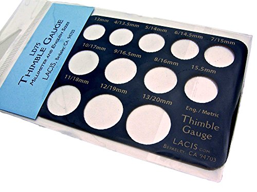 Thimble Gauge (finds sewing finger size)