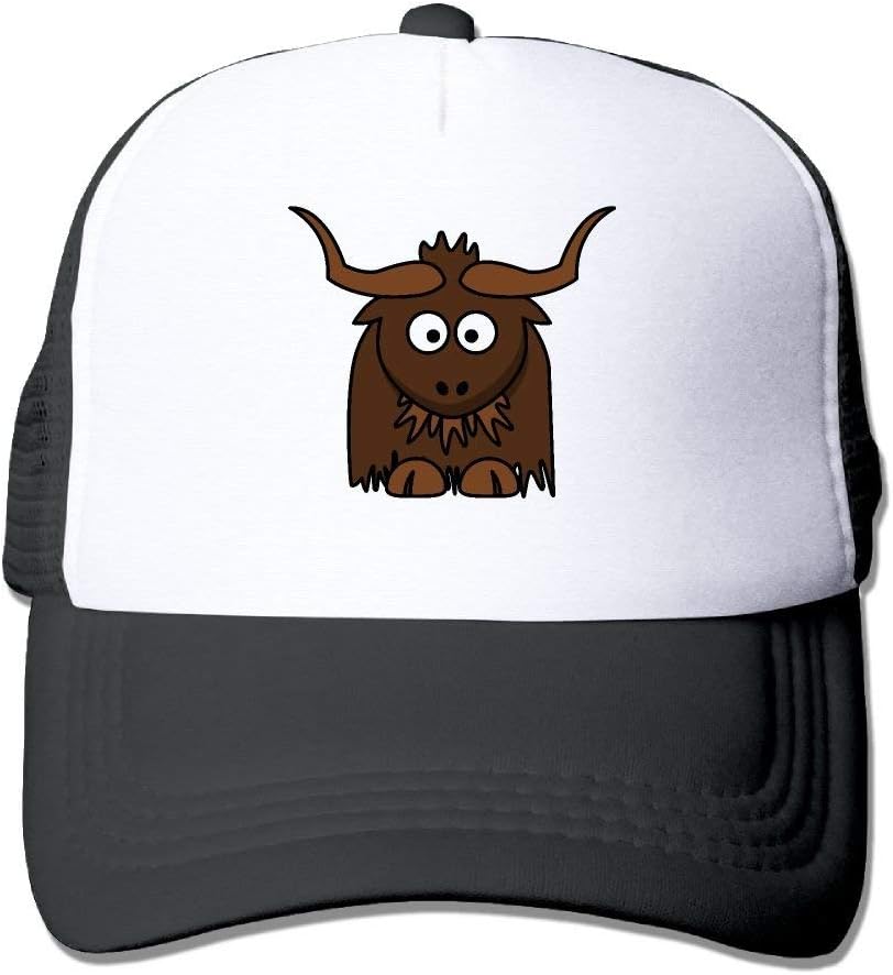 glabery Interesting Cartoons for Yaks Fashion Mesh Trucker Hat Adjustable Baseball Cap