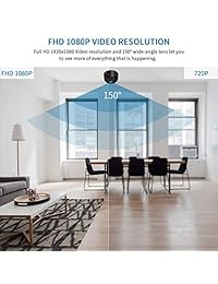 Mini cámara espía inalámbrica oculta WiFi JOYTRIP HD 1080P seguridad del hogar portátil batería Nanny Cam con detección de movimiento visión nocturna teléfono celular APP para el hogar bebé mascota