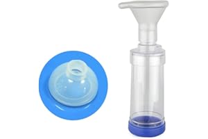 Aerosol Chamber Inhaler Spacer for Cats – with 2 High-Quaility Silicone Masks - Helps Cats with Breathing & Delivering Medica