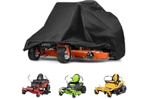 Zero Turn Mower Cover for Husqvarna Z248F 2017–Present, Riding Lawn Mower Cover Water-Resistant Heavy Duty Cover for 42-60 In