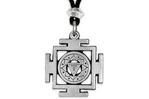 PEPI Pewter Kali Yantra of Transformation Hindu Goddess Pendant