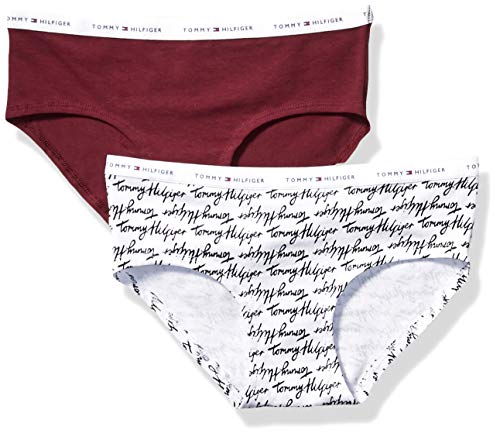 Tommy Hilfiger Women's Cotton Printed Hipster Underwear Panty, Multipack