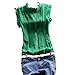Soly Tech Women Summer Sleeveless Office Work Casual T-Shirt Tops Blouses Green