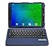 Samsung Galaxy Tab S2 9.7 Keyboard case, KuGi Ultra-thin Detachable Bluetooth Keyboard Stand Portfolio Case / Cover+ Free stylus for Samsung Galaxy Tab S2 9.7 tablet. (Blue)