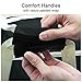 Travel Inspira Foldable Duffel Travel Bag Emergency Use Water Resistant Nylon 60L Black Collapsible Packable Lightweight Sport Gym Bag