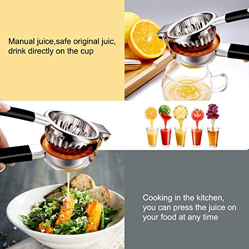 Manual Lemon Squeezer Juicer, 304 Stainless Steel Lemon Squeezer Hand