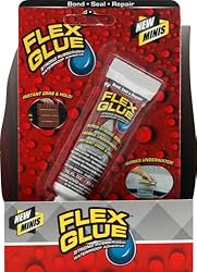 Flex Glue, Mini, White, Super Strong, Rubberized