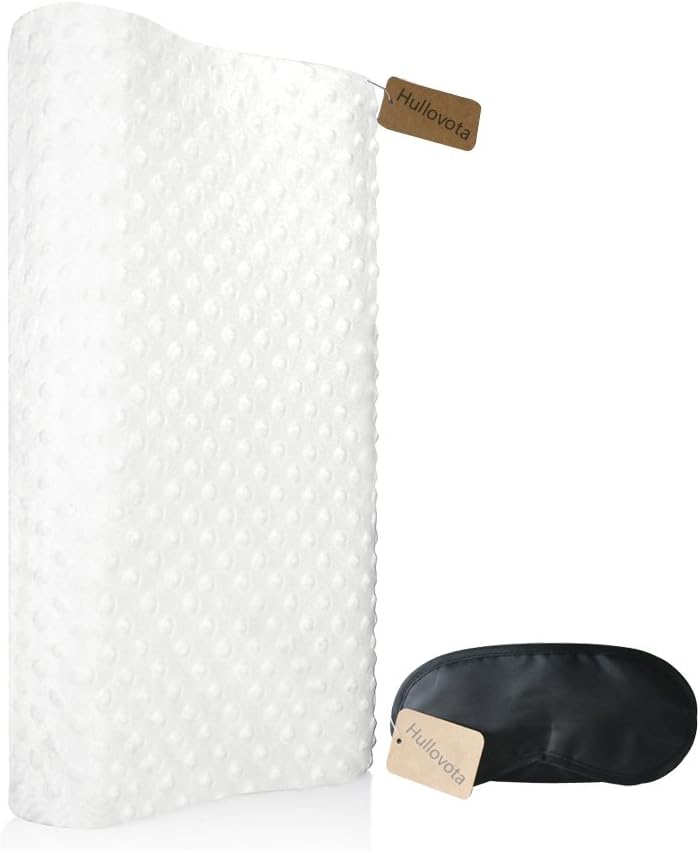 Orthopaedic Cervical Pillow, Test Winner, Neck Pillow for Neck Pain, Anti-Snoring Pillows, Side Sleeper Pillow in Gel Foam Cushion, White, 20" x 12" x 4"/2.8"