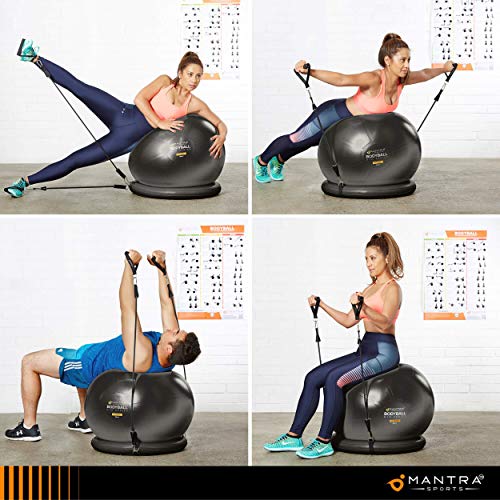 3 Exercise+Ball+Chair+Stability+Resistance