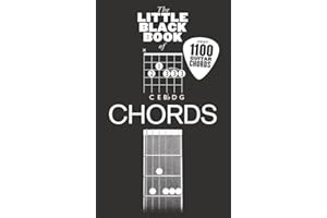 Little Black Book of Chords | Pocket Guitar Chord Dictionary with Over 1100 Chords | Easy-to-Read Guitar Sheet Music Referenc
