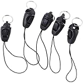 Juroicessry 10 Pcs Black Anti-lost Nylon Lanyards Phone Straps Hanging Head Lanyard Cords Phone Charms Badge Lanyards Pendant Buckle Small Sling Key Straps Cell Charms
