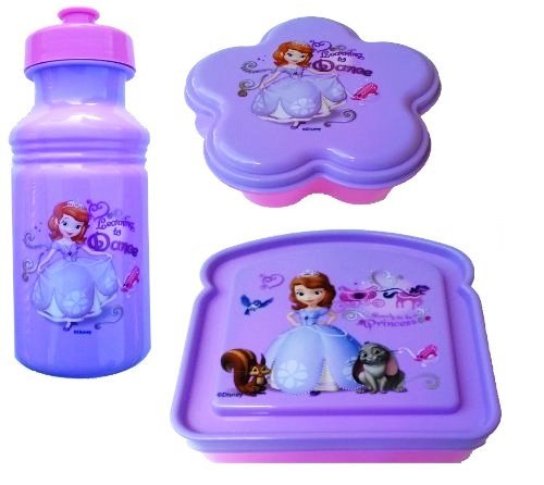 Exclusive Disney's Sofia The First Princess 3-Piece Lunch Box Set by Disney