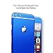 Toeoe 6sPlus/ 6Plus (5.5'') High-Strength and Super-Thin Tough Metallic Film Sticker Full Body Protector Skin for iPhone 6Plus / 6sPlus Blue