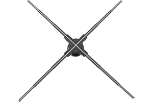 HOLOSPIN Large 3D Hologram Fan 39.3 Inch,3D Holographic Projector with WiFi and Bluetooth,1184 Highlight LEDs and 2600 cd/m² Brightness,3D Holographic Fan for Store Display,Events,Exhibition