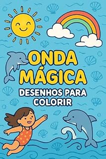 Livro Onda Mágica — Desenhos para Colorir
