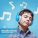 iClever HS19 Kids Headphones with Microphone - Stereo Headphones with Volume Limiter 85/94dB, Sharing Port, Foldable Wired Headphones for Online Class/School/Airplane/Laptop/iPad/Tablet
