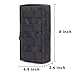 Hoanan 2 Pack Molle Pouch Tactical EDC Pouch Admin Organizer Gadget Gear Pouch for Military Backpack(2 Pack-Black)