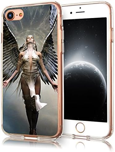 iPhone 7 case iPhone 8 Case Transparent Soft TPU Side Frame+ Hard PC Back, Four Shockproof Bumpers Protective Case for Apple iPhone 7, iPhone 8