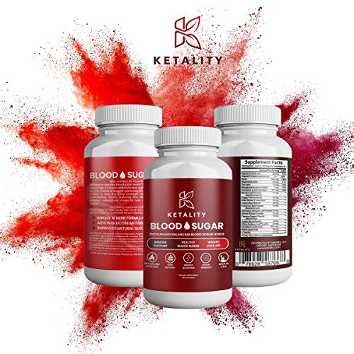 image for Ketality Premium Blood Sugar Support Supplement | Natural Glucose Cont