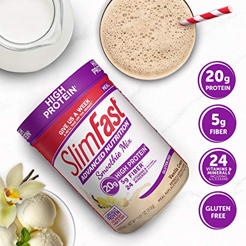 SlimFast Advanced Nutrition High Protein Meal Replacement Smoothie Mix