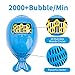 Beyondtrade Bubble Machine Automatic Whale Bubble Maker Over 2000 Bubbles Per Minute Bubble Blower with 2x100ml Liquid Outdoor Toy for Party, Outdoor & Indoor Games, Best Bubble Toy Gift for Kids
