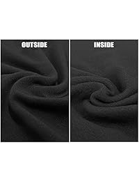 ioiom - Minivestido de corbata para mujer, sexy, con agujero acanalado, cuello en V, cuello redondo