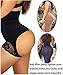 Gotoly Hourglass Figure Butt Lifter Shaper Panties Tummy Control High Waisted BoyShort (M/L, Black(Hip Abundant))