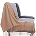 Pashmina Shawls and Wraps for Women - PoilTreeWing Solid Color Cashmere Scarfs(Camel)