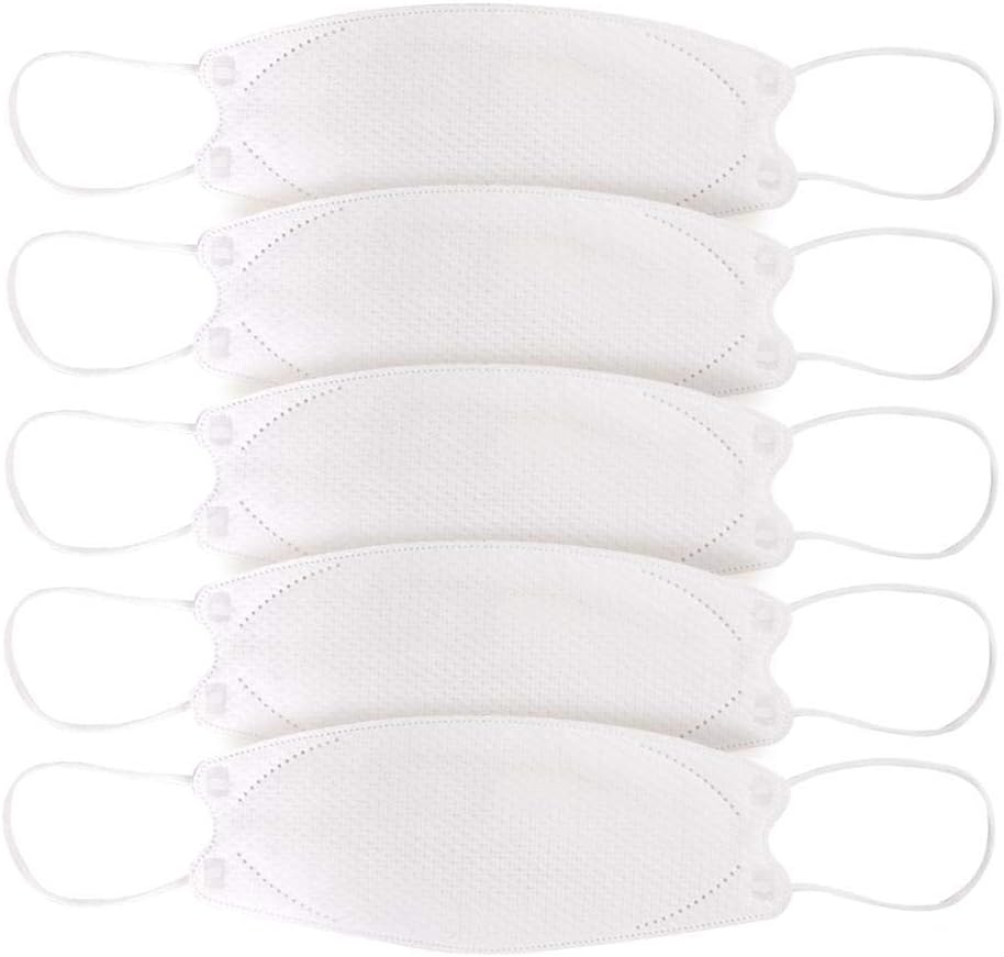 tyrrdtrd KF94 Mouth Mask - PM2.5 Dustproof Anti Haze Protective Face Face Mask for Running Cycling Outdoor Activities (1Pc/5pc/10pc/20pc) 5pc