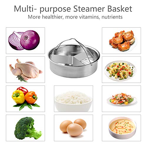 Accessories for Instant Pot, 20 Pcs Pressure Cooker Accessories Set for 5,6,8 Qt, 2 Steamer Baskets, Non-stick Springform Pan, Egg Bites Mold, Egg Steamer Rack, Kitchen Tong, Spatula, Oven Mitts