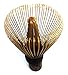 HARU MATCHA - KUROCHIKU Black Bamboo Chasen - Handcarved Matcha Greentea Whisk (100 Prongs)