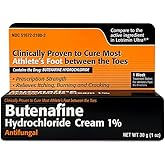 TARO Butenafine Hydrochloride AntiFungal Cream 1%, to Cure Most Athlete's Foot Between The Toes