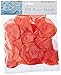Darice RC-7209-35 Decorative Satin Rose Petals, Coral, 100-Pack