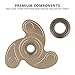 Fidget Spinner, Vafru Tri Fidget Hand Spinner Triangle Torqbar Brass Puzzle Finger Toy EDC Focus Fidget Spinner ADHD Austim Educational Toy