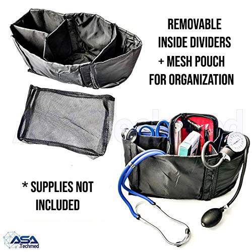 ASA TECHMED Nurse Bag for Medical Equipment, Nurse Accessories Bag