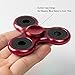 Opard Tri Fidget Spinner Hand Spinning Toy Over 3 Minutes Aluminum Alloy for Child and Adult (Al-Alloy Red)