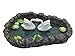 GlitZGlam Mini Swan Pond - Love is in the Air! Miniature Swan Pond for Fairy & Garden Accessories