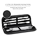 Cuticle Pusher, Guckmall 6 pcs Stainless Steel Nail Polish Remover Cutter Manicure Sets with Storage Case