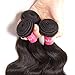 Dinoce Body Wave Bundles Human Hair Body Wave 100% Unprocessed Virgin Hair Weave 3 Bundles Natural Color for Black Women ( 14 16 18 inch )