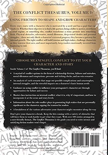 (*FREE*) The Conflict Thesaurus: A Writer's Guide to Obstacles, Adversaries, and Inner Struggles (Volume 1) (Writers Helping Writers Series)