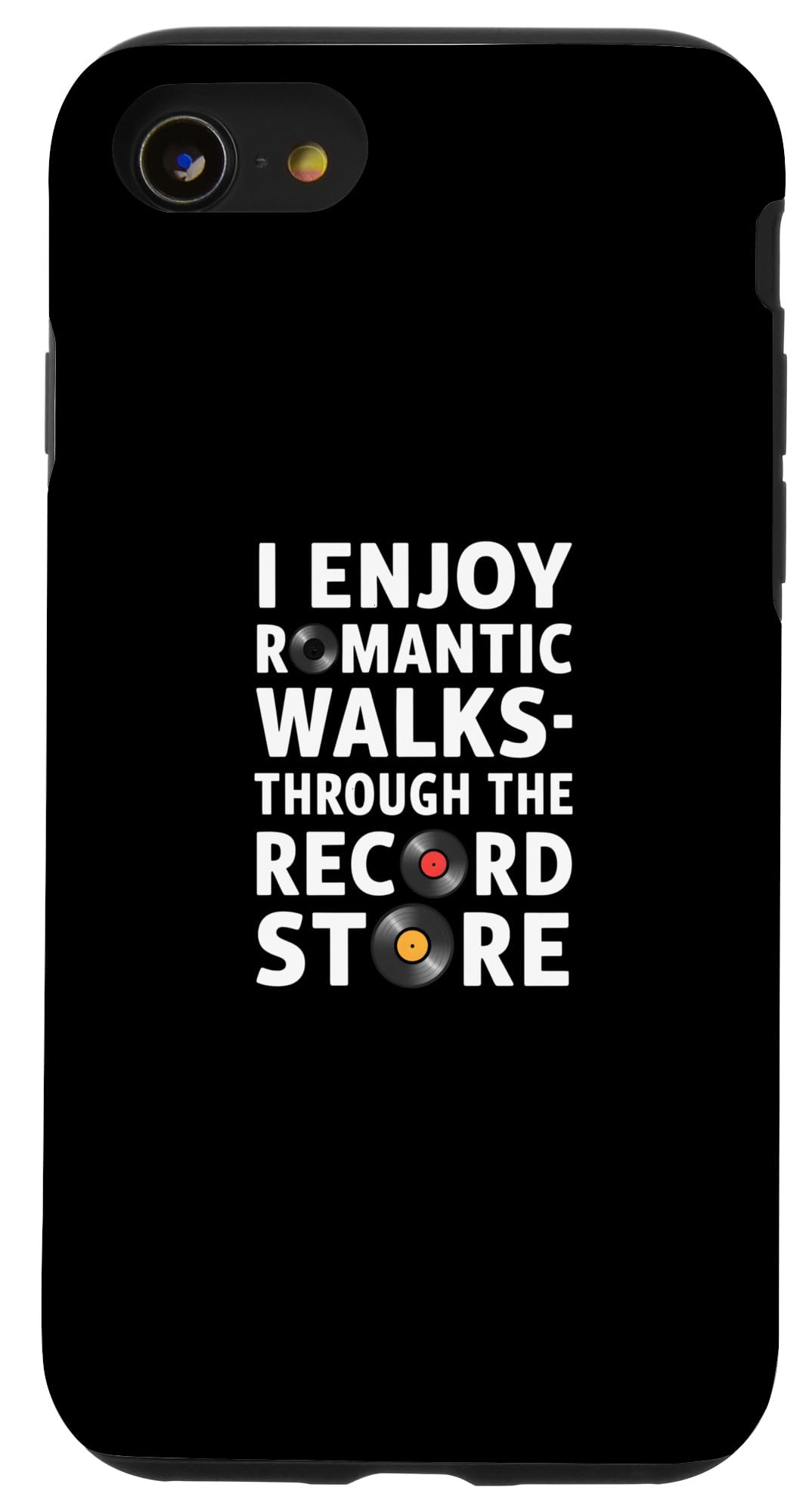 iPhone SE (2020) / 7 / 8 Romantic Walks Through Record Store Music Lover Graphic Case