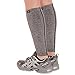 Zensah Running Leg Compression Sleeves - Shin Splint, Calf Compression Sleeve Men and Women (Heather Grey, Small/Medium)