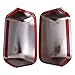 Super Duty Top Half Triple Chrome Plated Mirror Cover Cap for 2008-2016 Ford F250 F350 F450 (2Pcs)