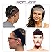 10 Pcs Brown and 10 Pcs Black Wig Grip Headband for women