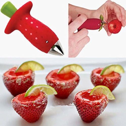Strawberry Tomatoes Gadgets Stem Leaves Huller Remover Removal Fruit Corer Tools