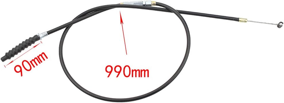 GOOFIT 38.98" Motorcycle Clutch Cable with Adjuster Replacement for GY6 4-stroke 50cc 70cc 90cc 110cc 125cc Dirt Bike China Moped Chinese Scooter ATV Quad Go Kart - Image 3