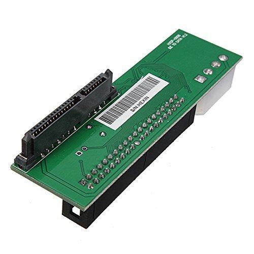 QNINE 2.5 inch SATA to 3.5 inch IDE Adapter, 2.5 or 3.5 Inch HDD or SSD SATA Hard Drive to 40 Pin 3.5 Inch PATA Desktop Converter Card
