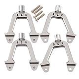 SkyQ SCX10 Upgrade Parts RC Aluminum Front/Rear Shock Tower for 1/10 Rock Crawler Silver 4pcs