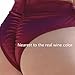 CENG MAU Swimwear Women Vintage Brazilian Ruched High Cut High Waisted Bathing Bikini Bottoms